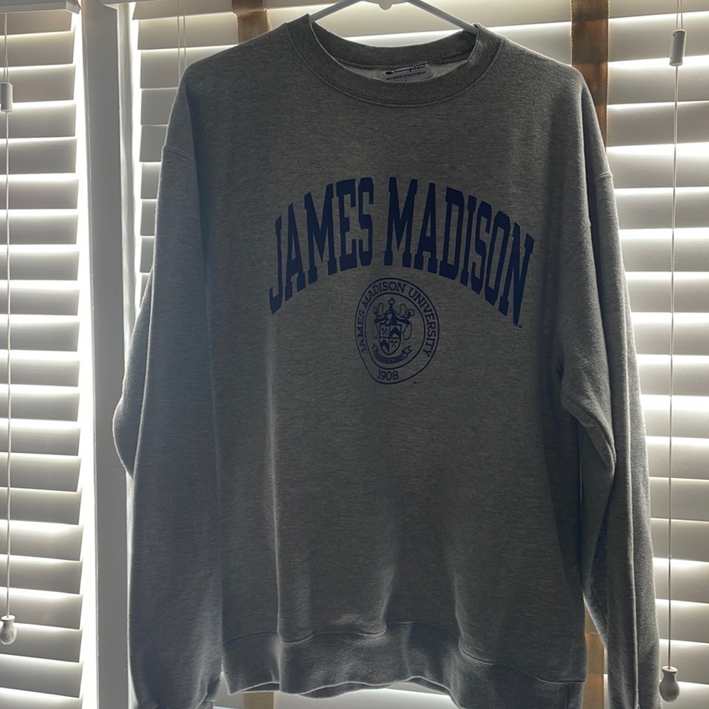 JMU Crewneck     Brand - Champion       Size- L